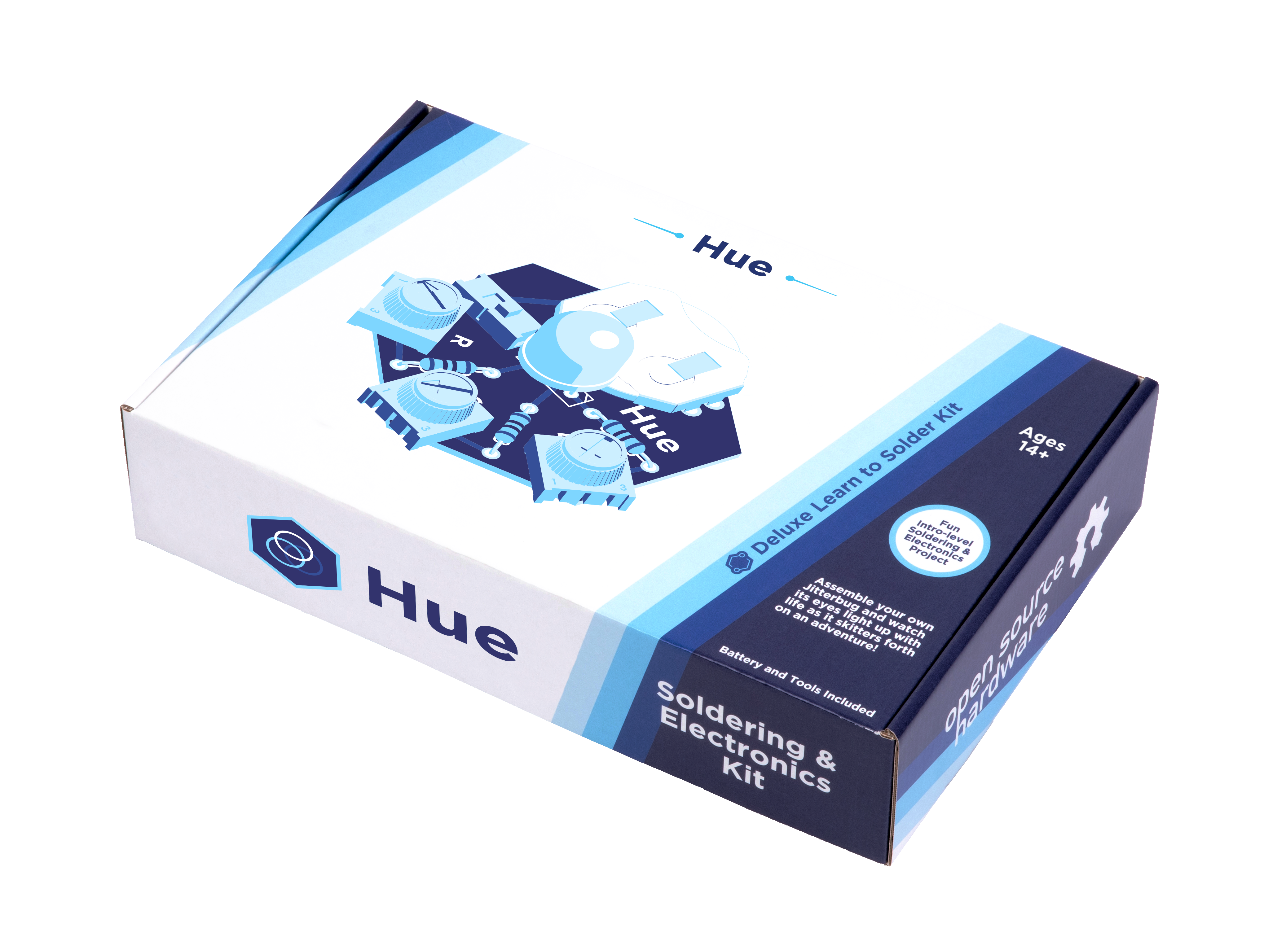 Deluxe Learn to Solder Kit: Hue – Educational Circuits